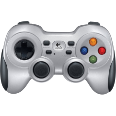 Logitech Wireless Gamepad F710 - Versatile Gaming Controller for PC - Black & White - Unleash Your Game!